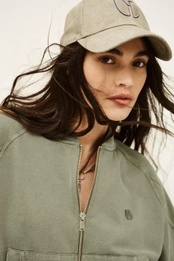 Ba&Sh KIRA sweatshirt zippé coton VERT Hot