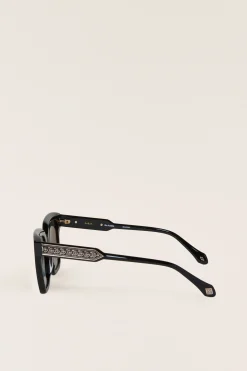 Ba&Sh LAIA lunettes soleil rectangulaires NOIR New