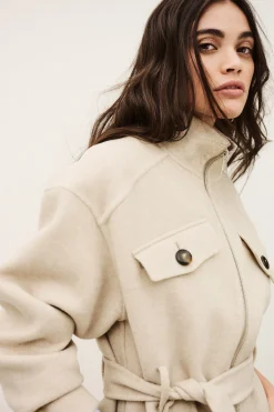 Ba&Sh LERICA manteau court BEIGE