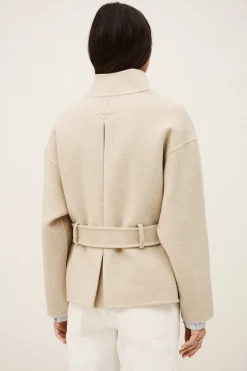 Ba&Sh LERICA manteau court BEIGE