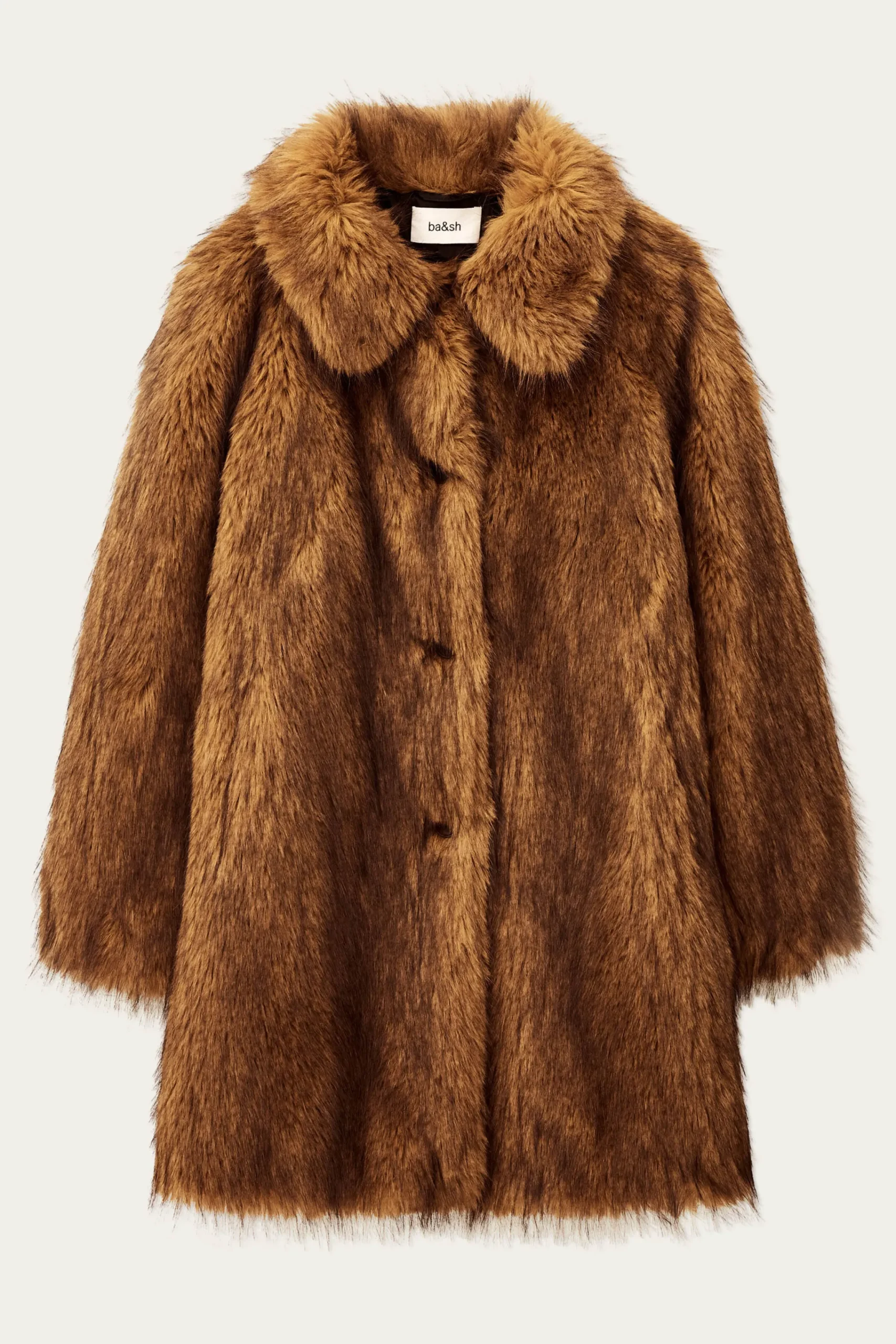 Ba&Sh LESTOR manteau fausse fourrure BEIGE Outlet