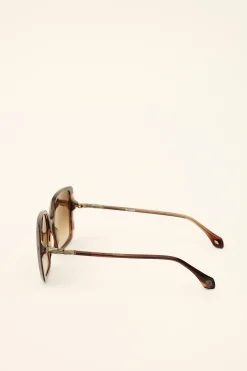 Ba&Sh LIANE lunettes solaires carrées MARRON