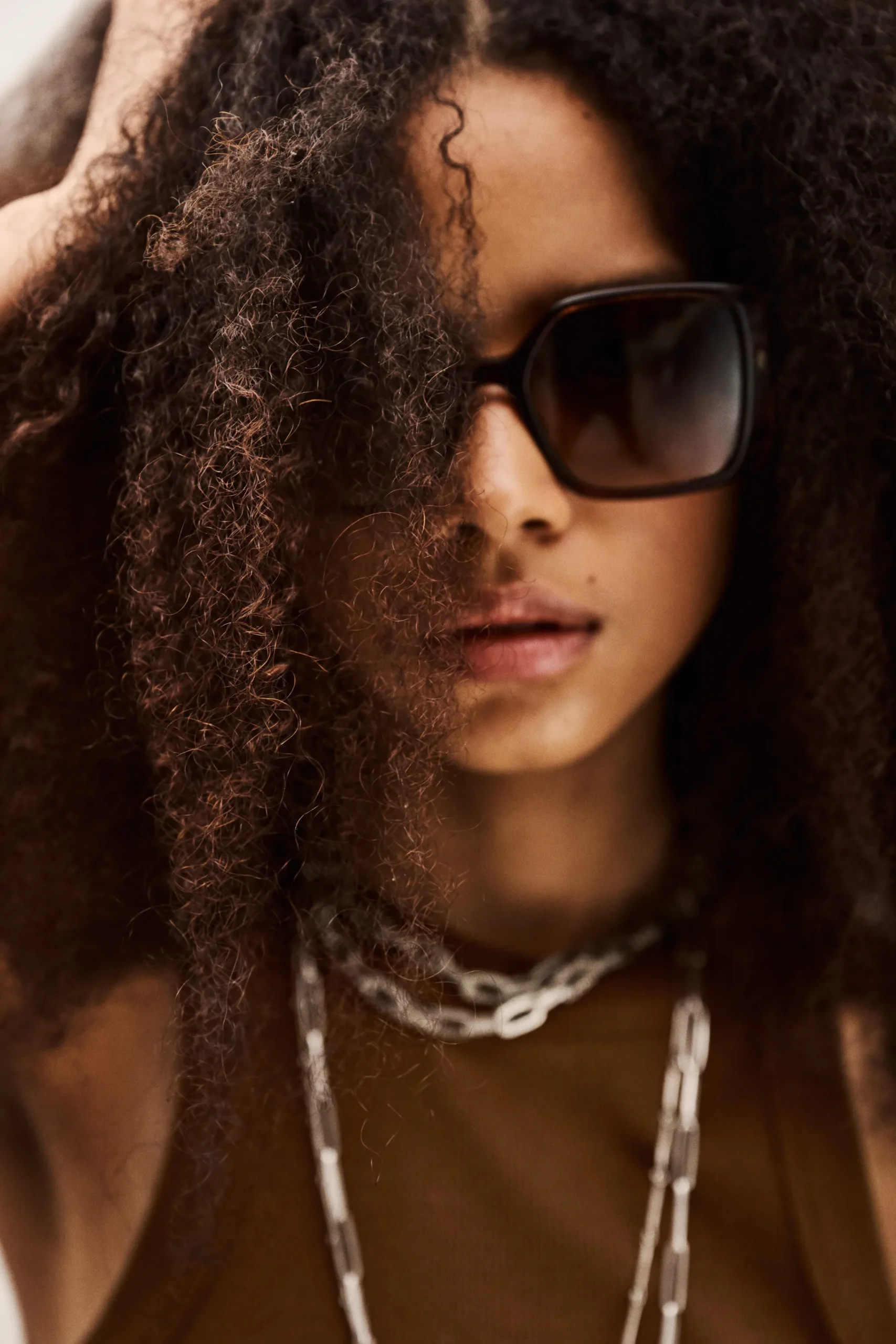 Ba&Sh LIANE lunettes solaires carrées MARRON