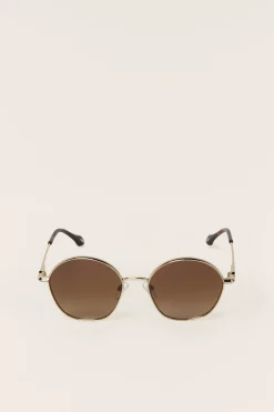 Ba&Sh LIORA lunettes soleil métal MARRON New