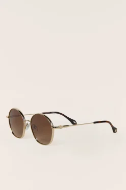 Ba&Sh LIORA lunettes soleil métal MARRON New