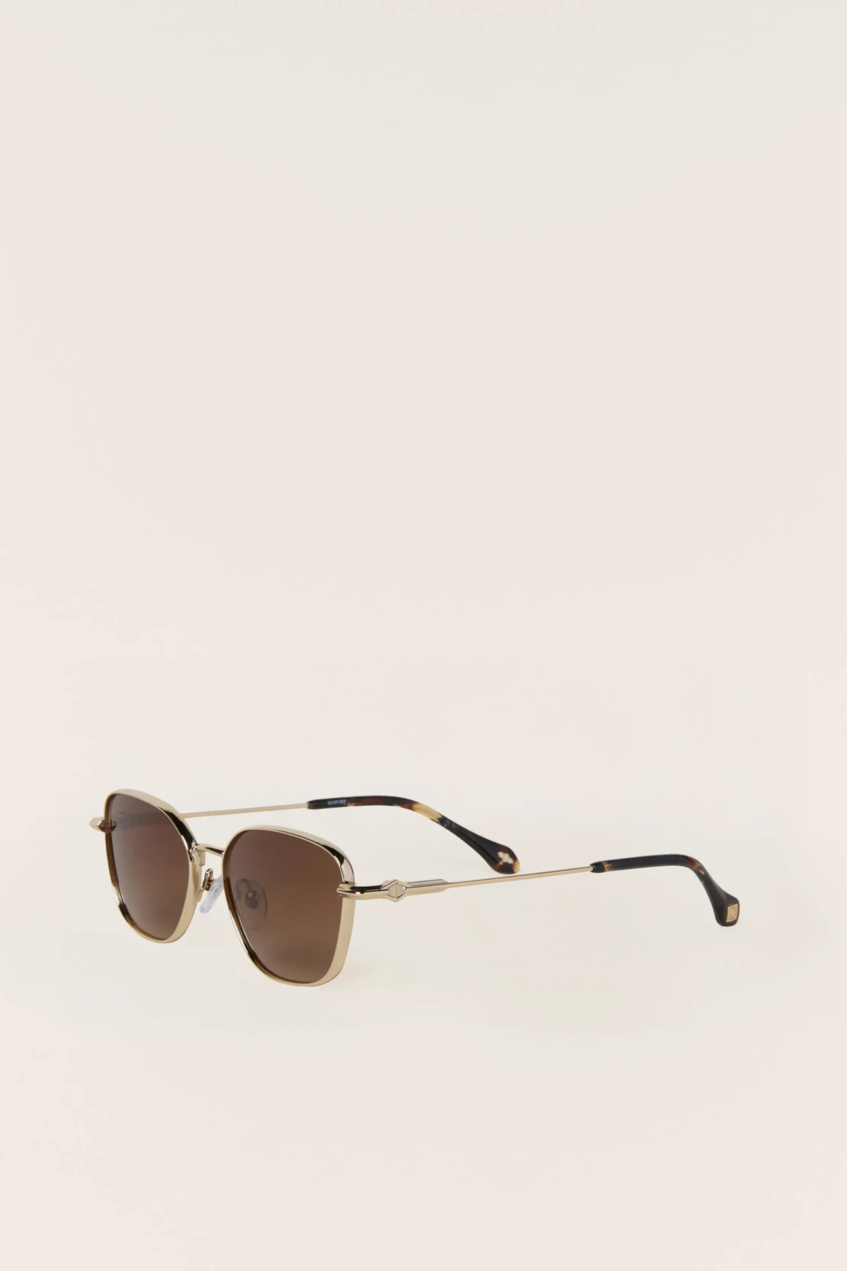 Ba&Sh LOIS lunettes soleil rectangulaire 179 € MARRON Discount