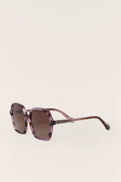 Ba&Sh LOTTY lunettes soleil hexagonales ROSE Clearance