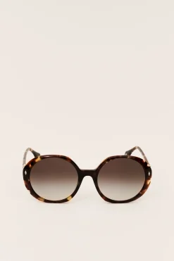 Ba&Sh LOULOU lunettes de soleil MARRON