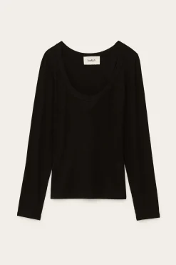 Ba&Sh LUISA tee-shirt manches longues NOIR