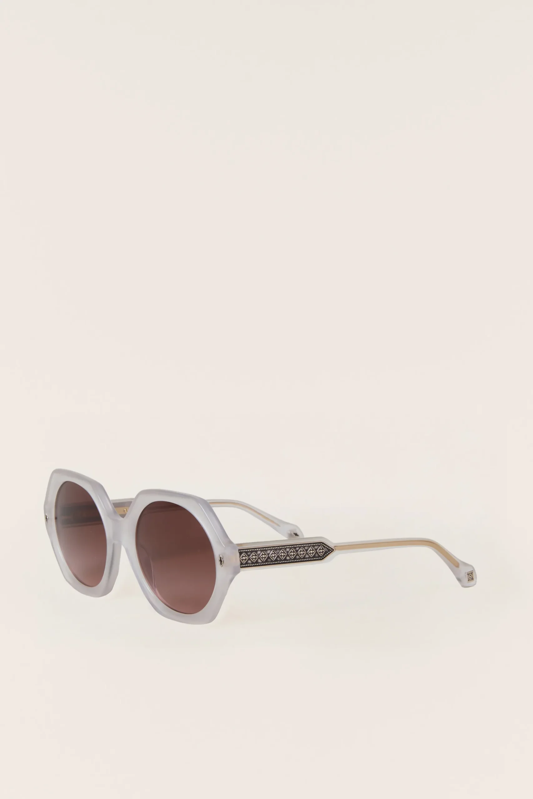 Ba&Sh LUNY lunettes soleil arrondies GRIS Best