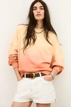 Ba&Sh MAHIDA sweat oversize JAUNE Sale