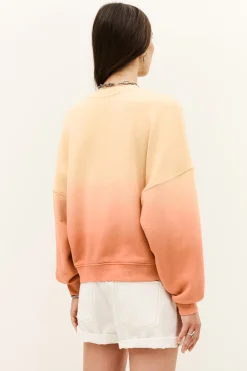 Ba&Sh MAHIDA sweat oversize JAUNE Sale