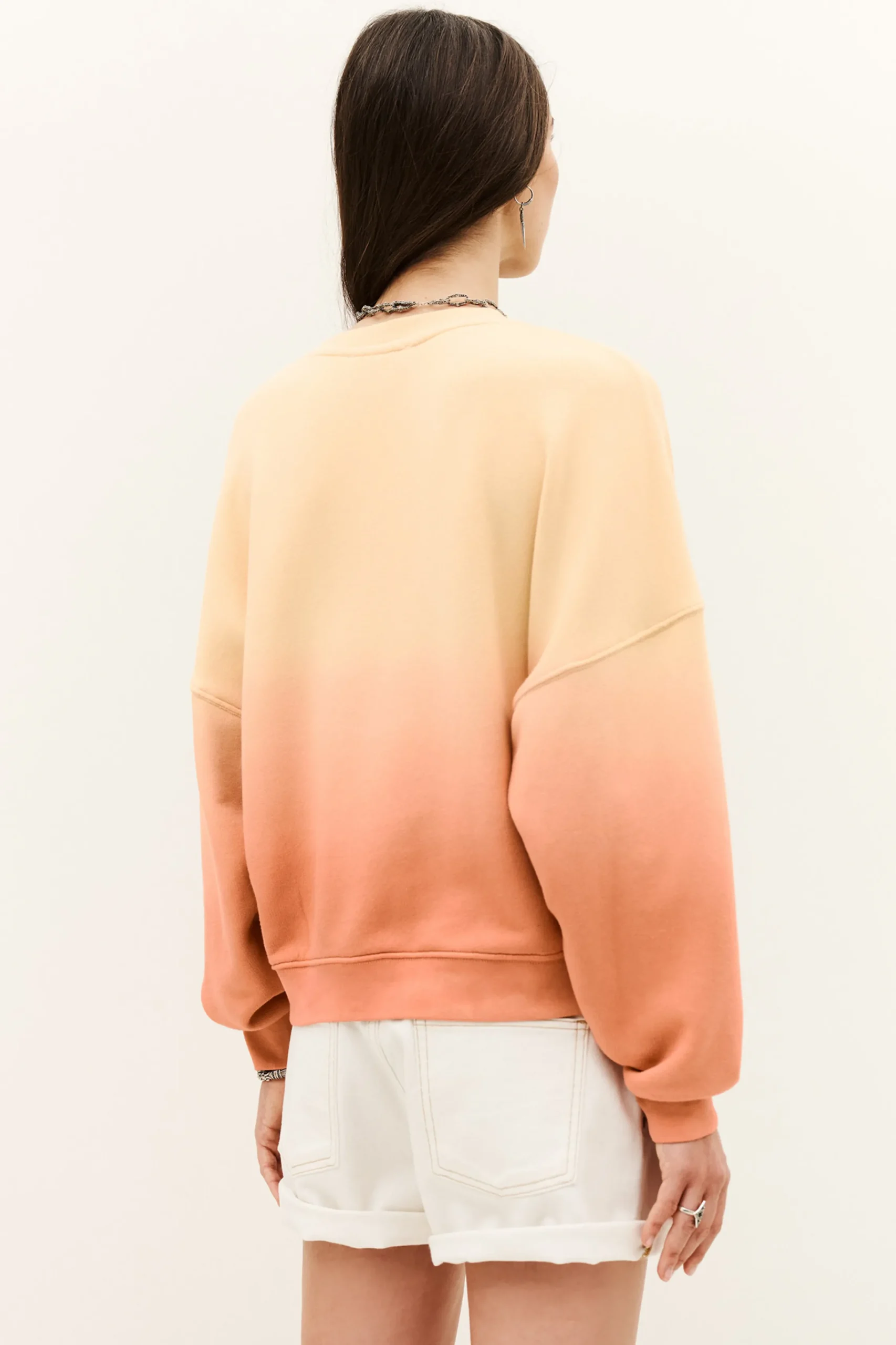 Ba&Sh MAHIDA sweat oversize JAUNE Sale