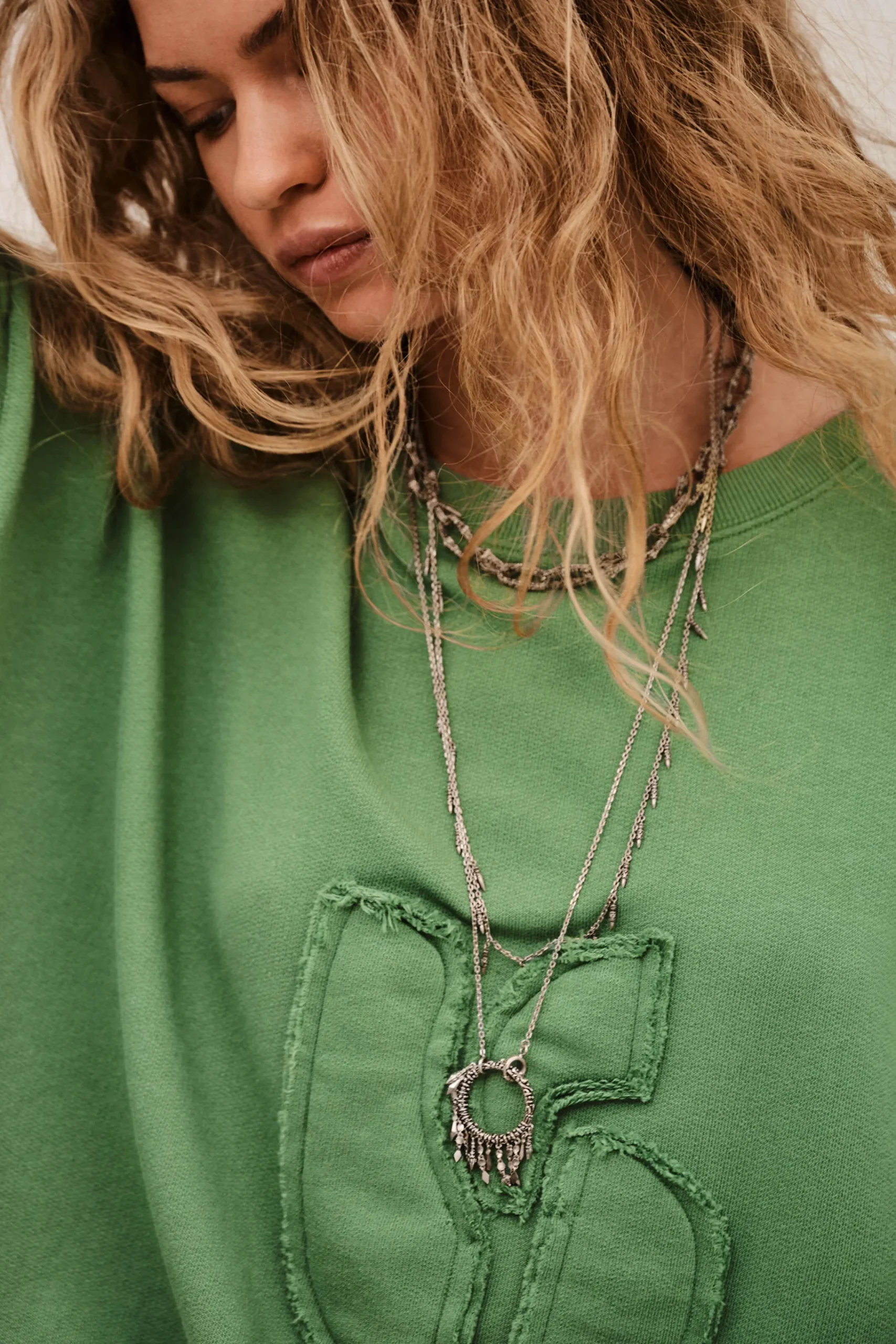 Ba&Sh MAIA sweat-shirt loose confortable VERT Online