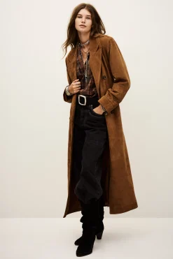 Ba&Sh MAINA manteau style trench MARRON Discount