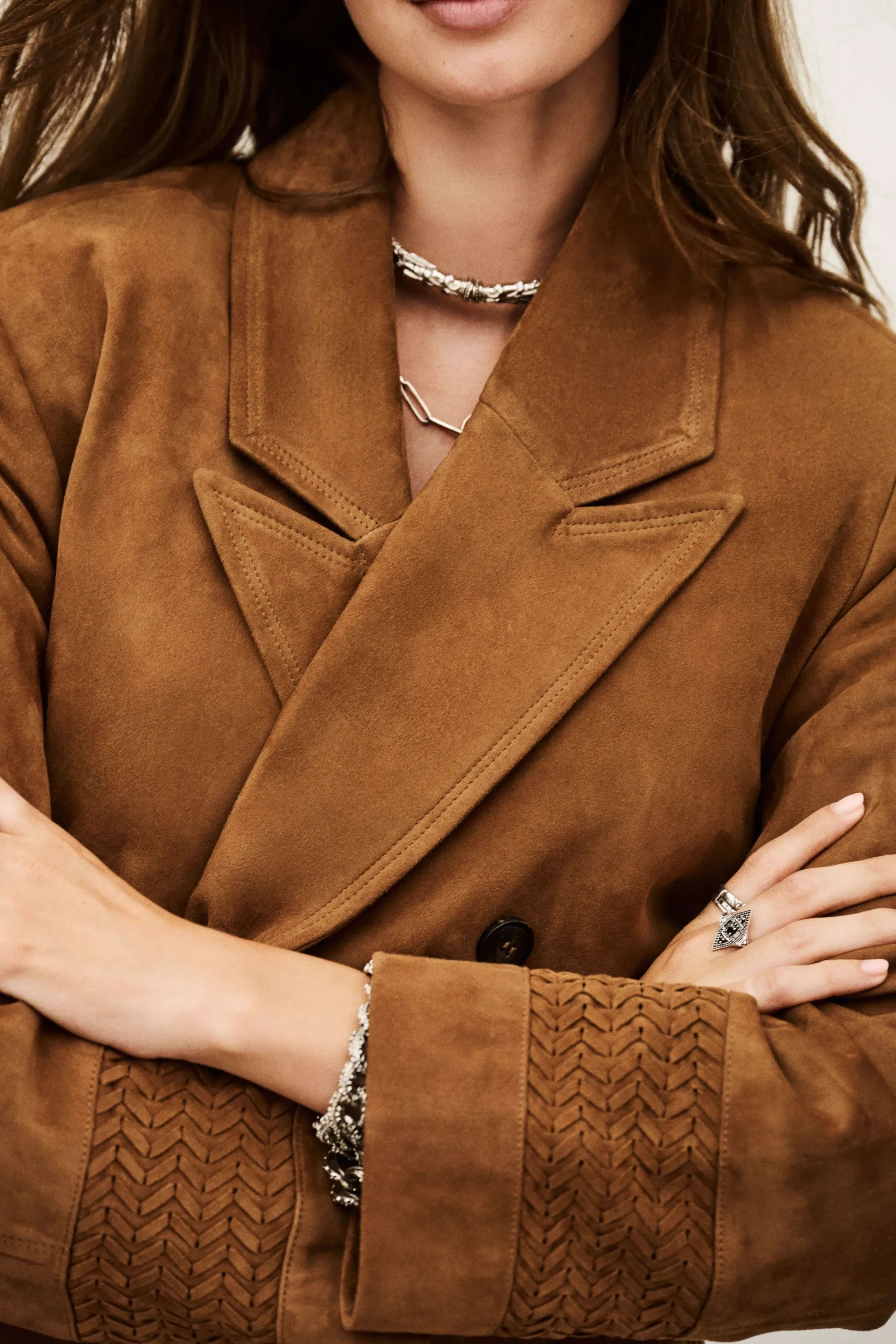 Ba&Sh MAINA manteau style trench MARRON Discount