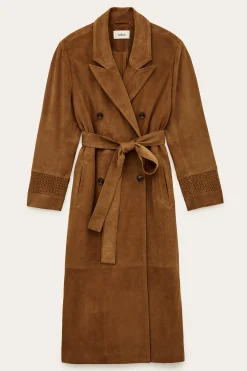 Ba&Sh MAINA manteau style trench MARRON Discount