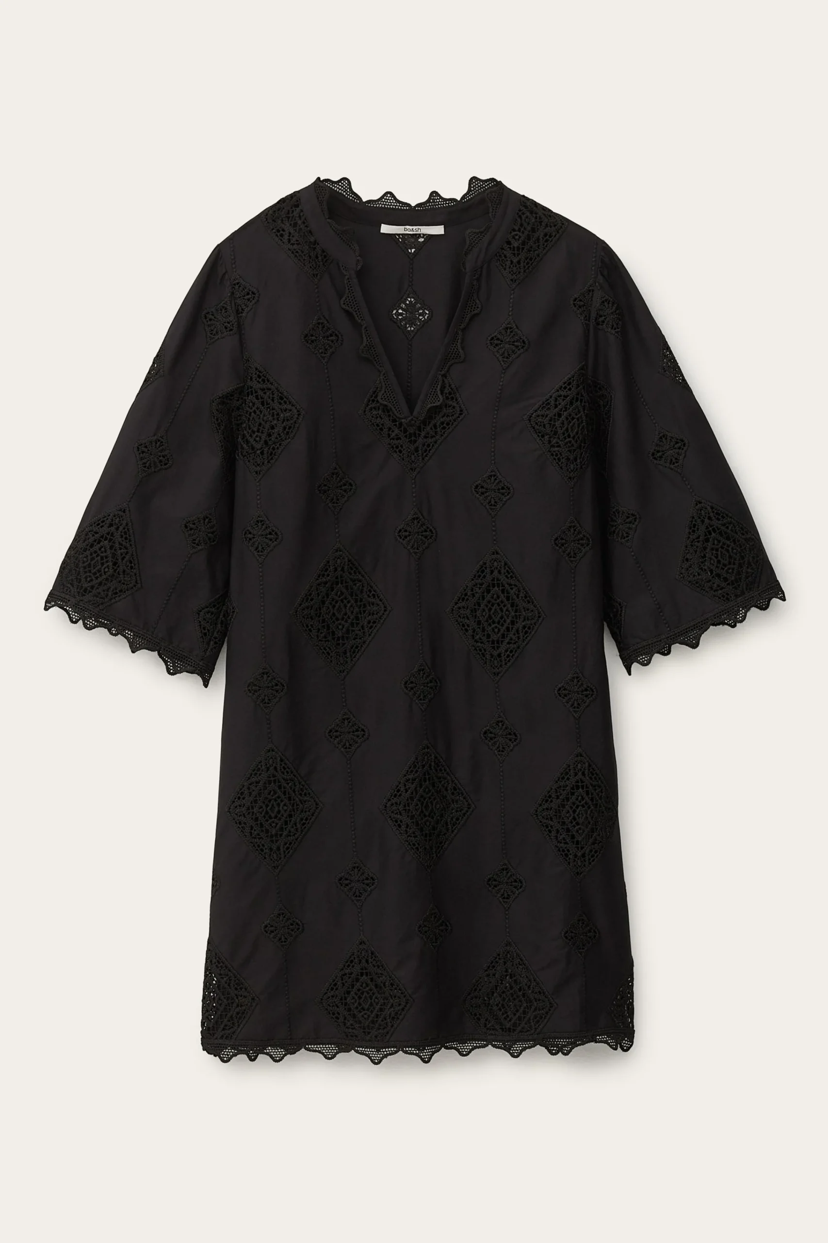 Ba&Sh MALO robe courte NOIR Outlet