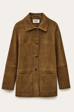 Ba&Sh MARIO veste velours longue MARRON Outlet