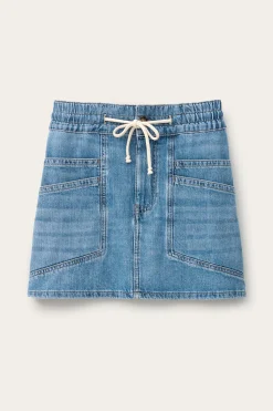 Ba&Sh MARTINA jupe courte BLEU Best