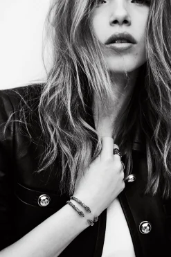 Ba&Sh MATTY bracelet jonc GRIS New