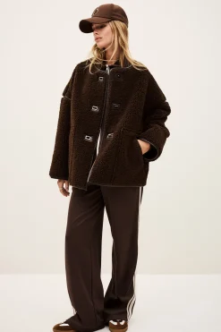 Ba&Sh MAURY MANTEAU MARRON Hot