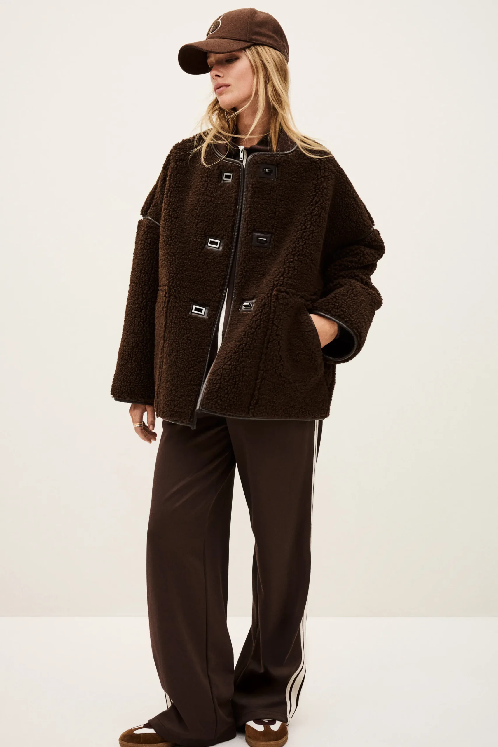 Ba&Sh MAURY MANTEAU MARRON Hot