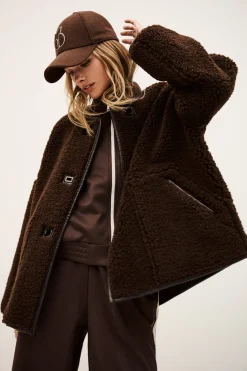 Ba&Sh MAURY MANTEAU MARRON Hot