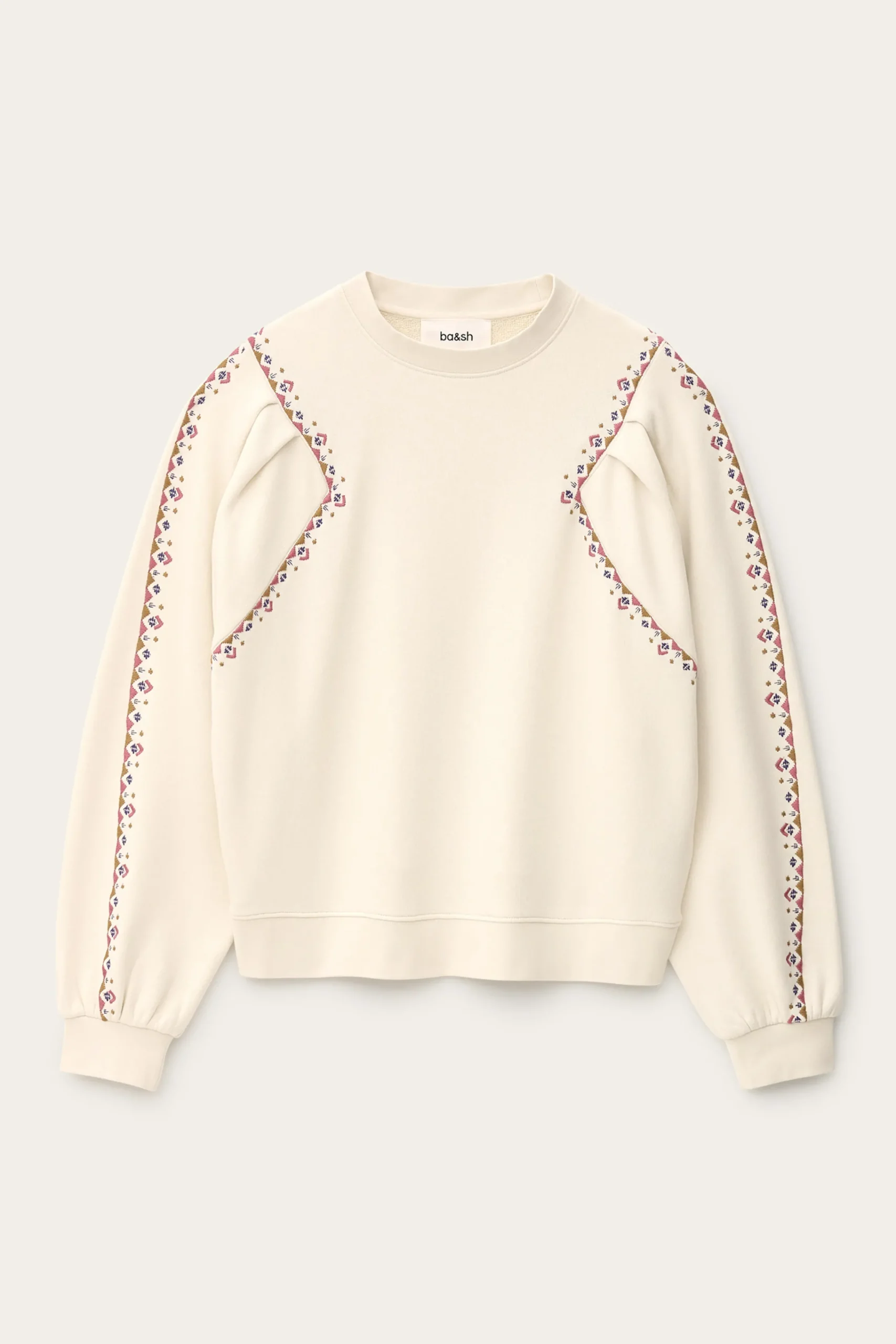 Ba&Sh MESTA sweat brodé ECRU Sale