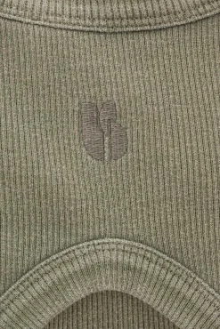 Ba&Sh MIA débardeur coton VERT Outlet