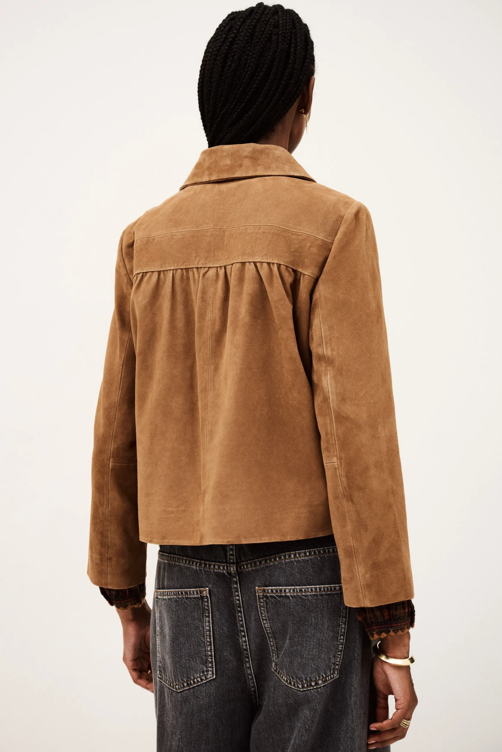 Ba&Sh MILAS veste coupe droite MARRON Sale