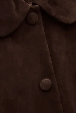 Ba&Sh MILAS veste coupe droite MARRON Clearance