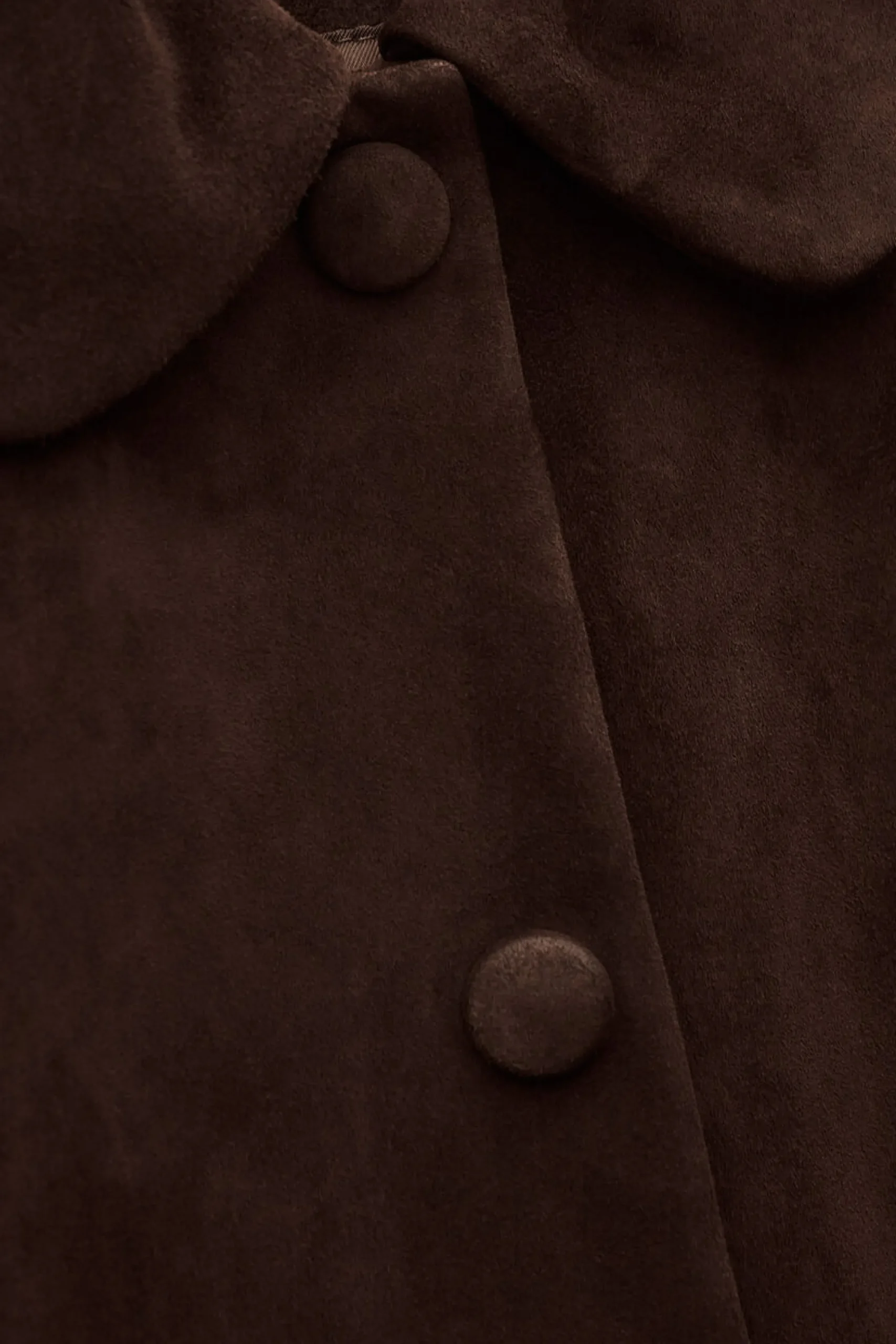 Ba&Sh MILAS veste coupe droite MARRON Clearance