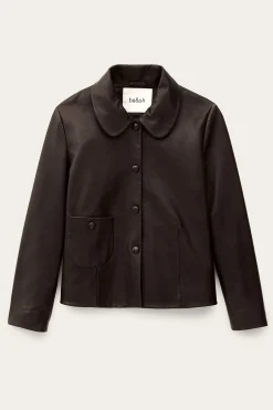 Ba&Sh MILOS veste col claudine MARRON Discount