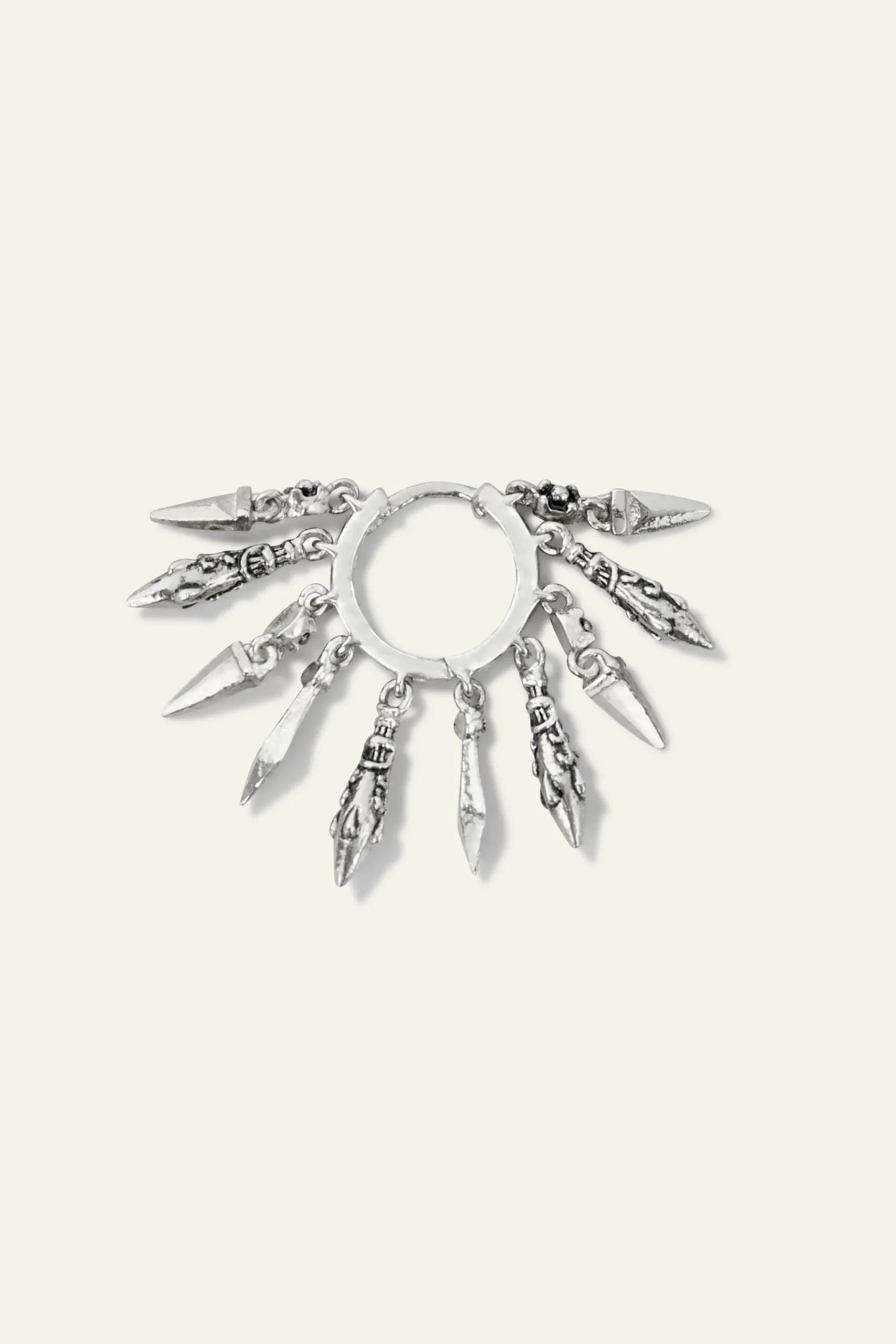 Ba&Sh MINA boucle créole GRIS New