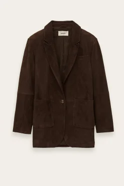 Ba&Sh MOSTY blazer long tailleur MARRON Clearance