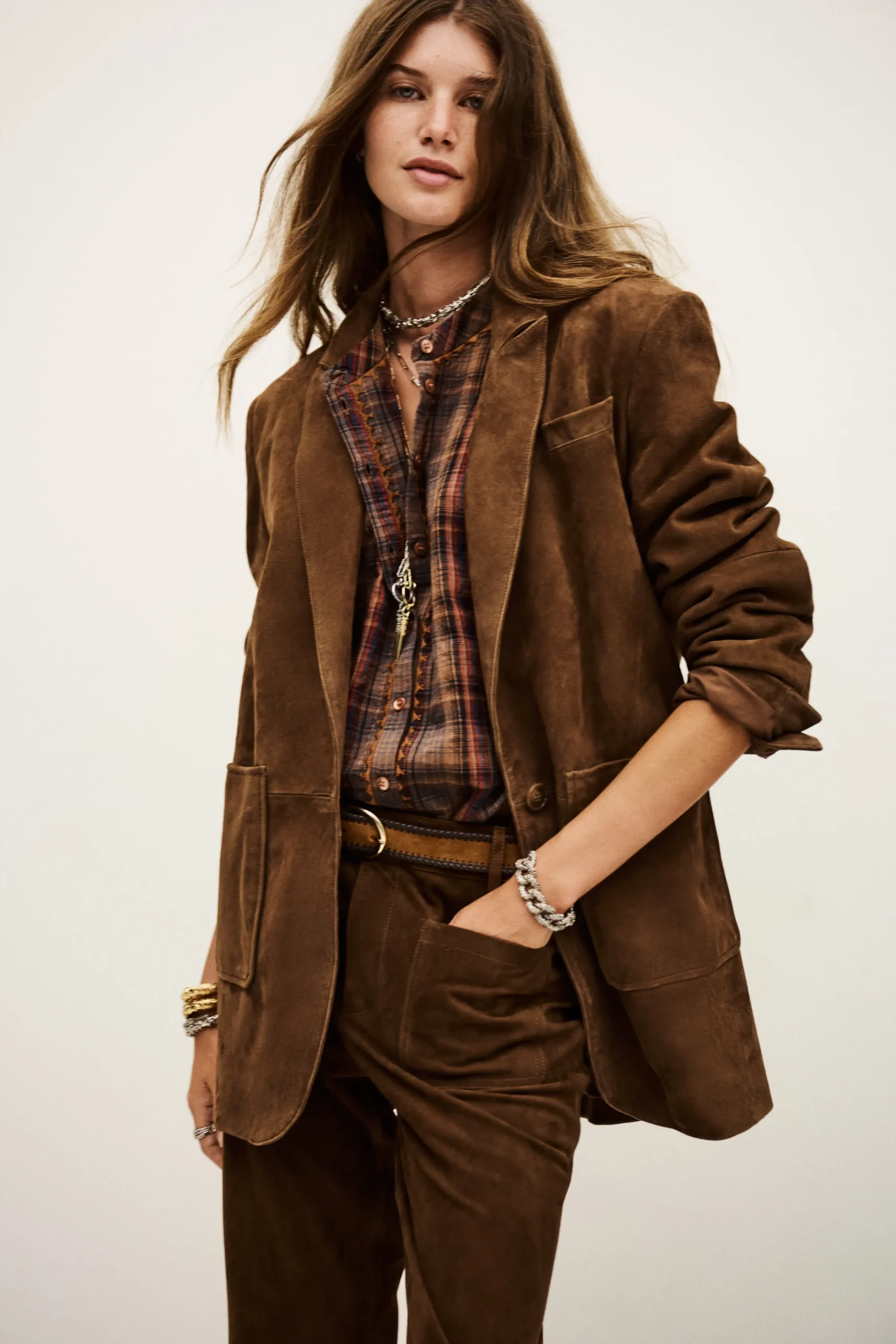Ba&Sh MOSTY veste type blazer MARRON