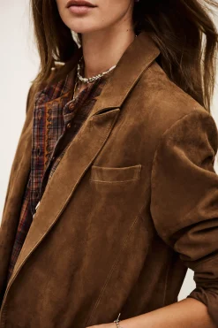 Ba&Sh MOSTY veste type blazer MARRON