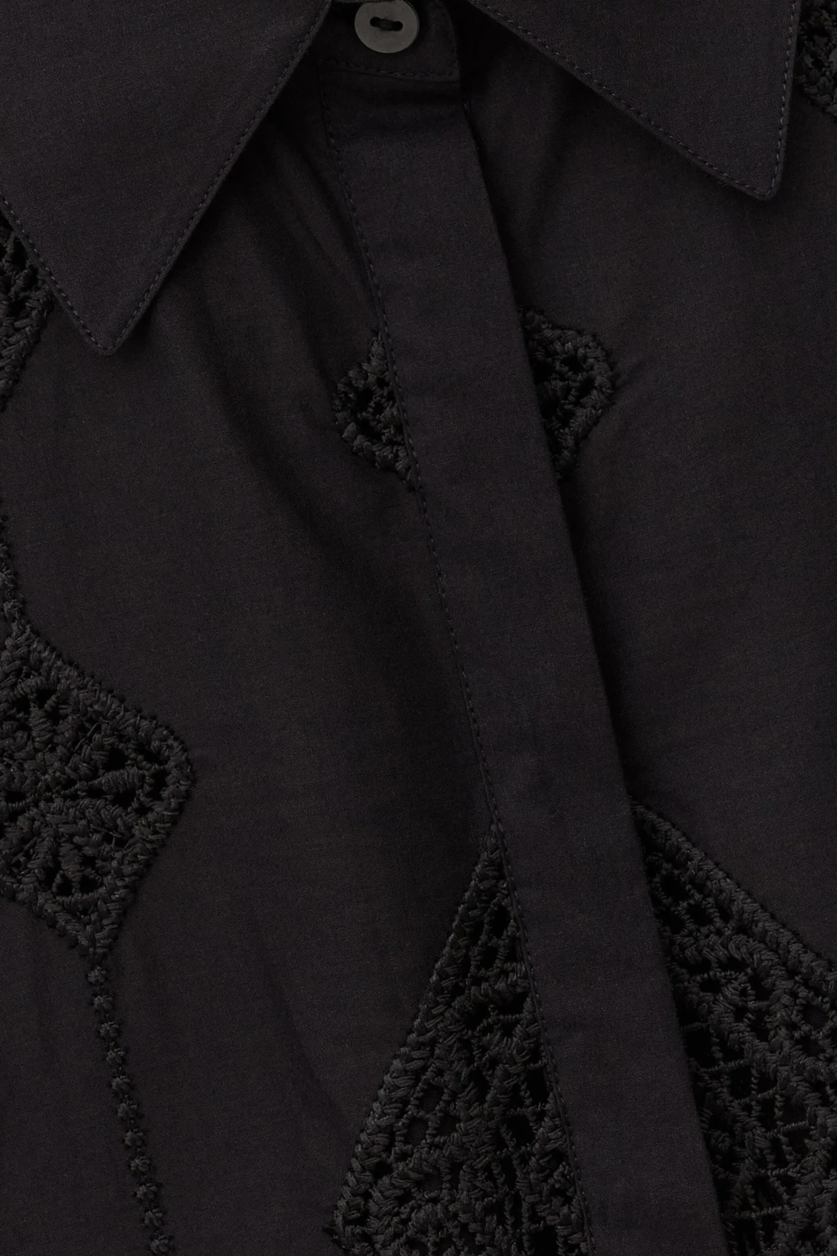 Ba&Sh MURIEL chemise manches /4 NOIR Outlet