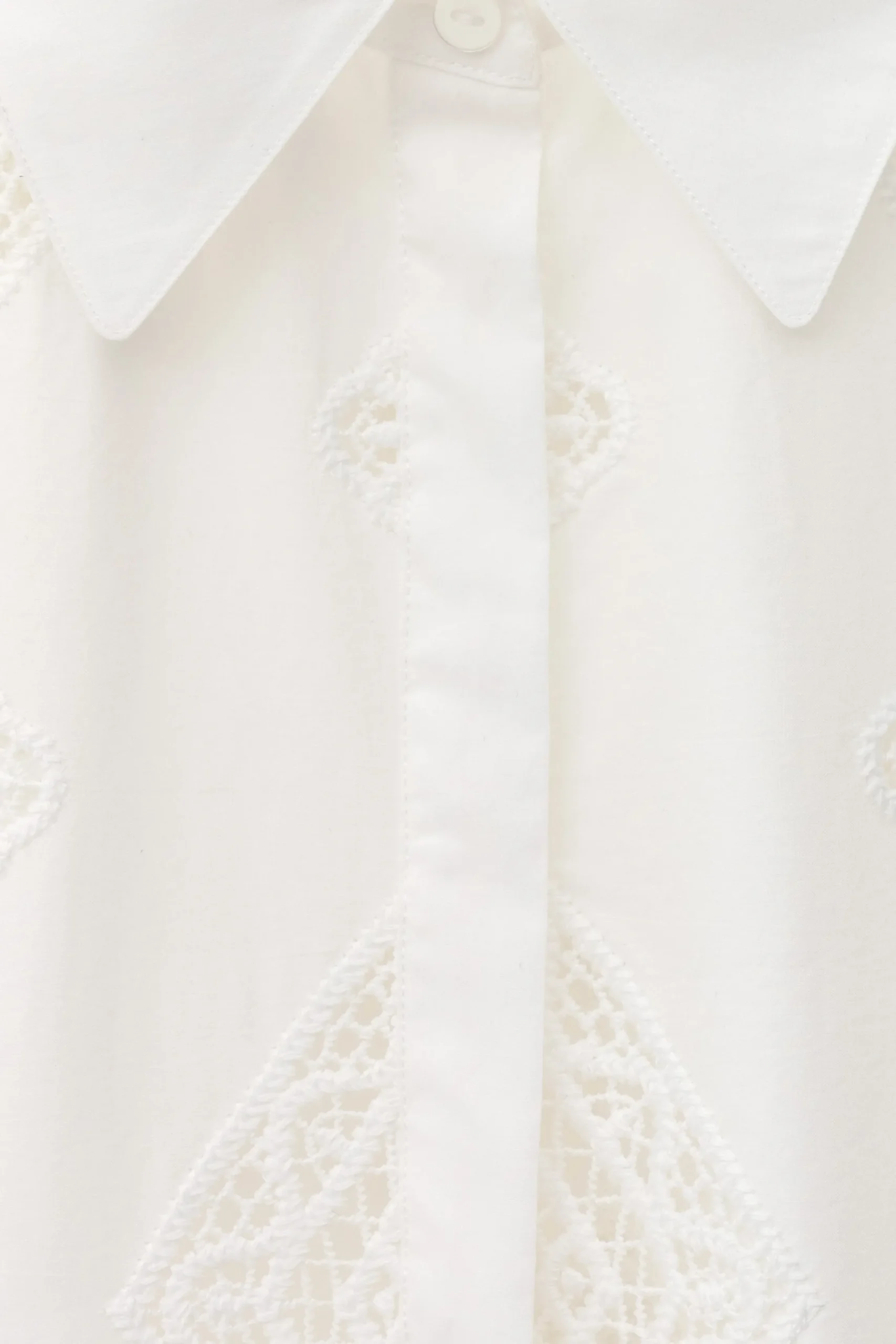 Ba&Sh MURIEL chemise manches /4 ECRU