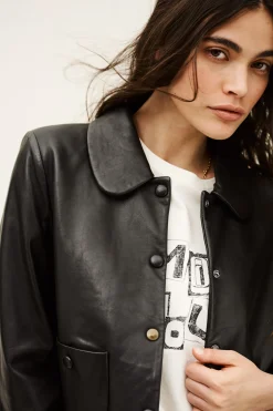 Ba&Sh MYLOS veste manches / NOIR Hot