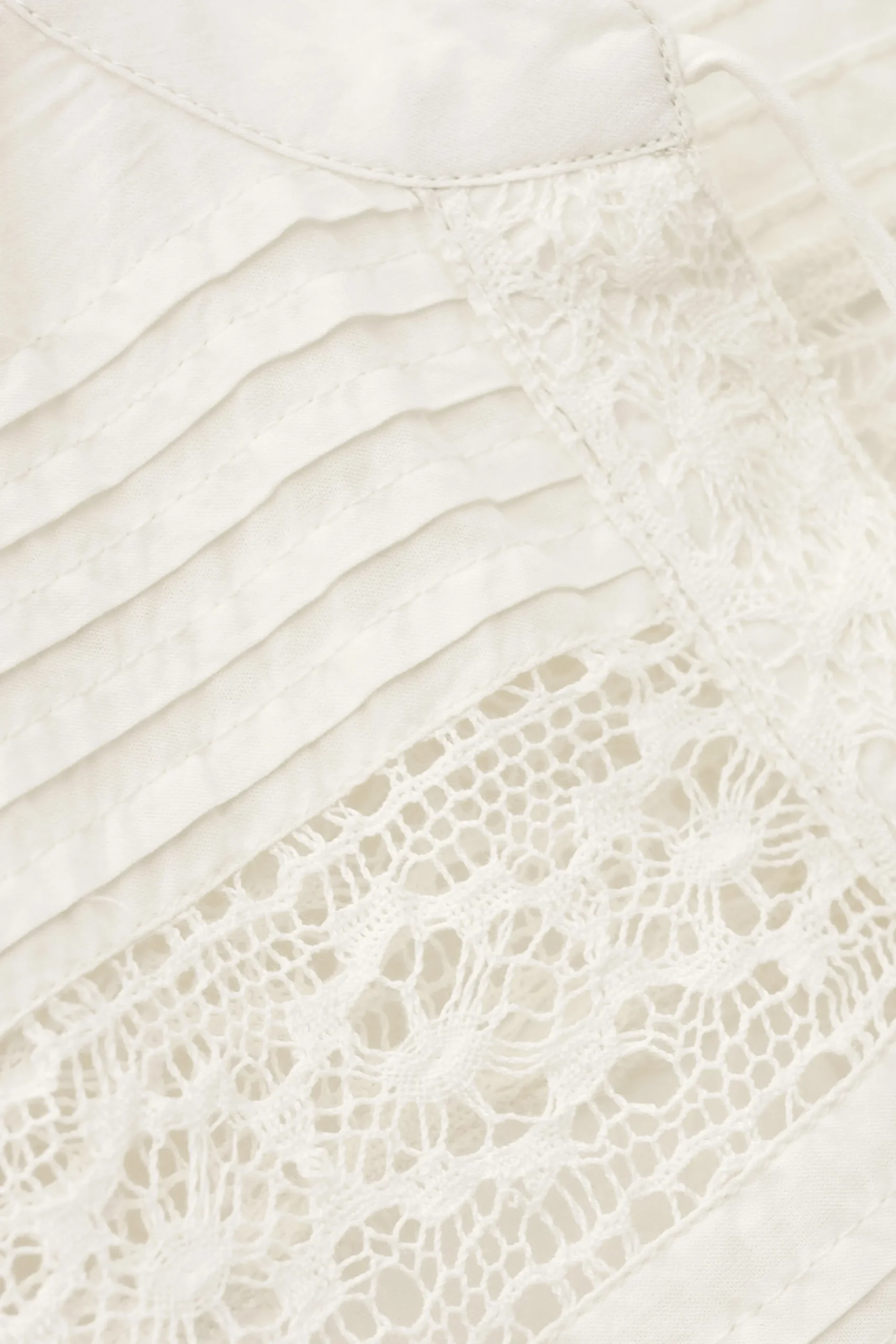 Ba&Sh NAMI blouse loose dentelle ECRU Sale