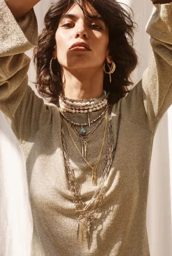 Ba&Sh NAOKI collier GRIS Sale