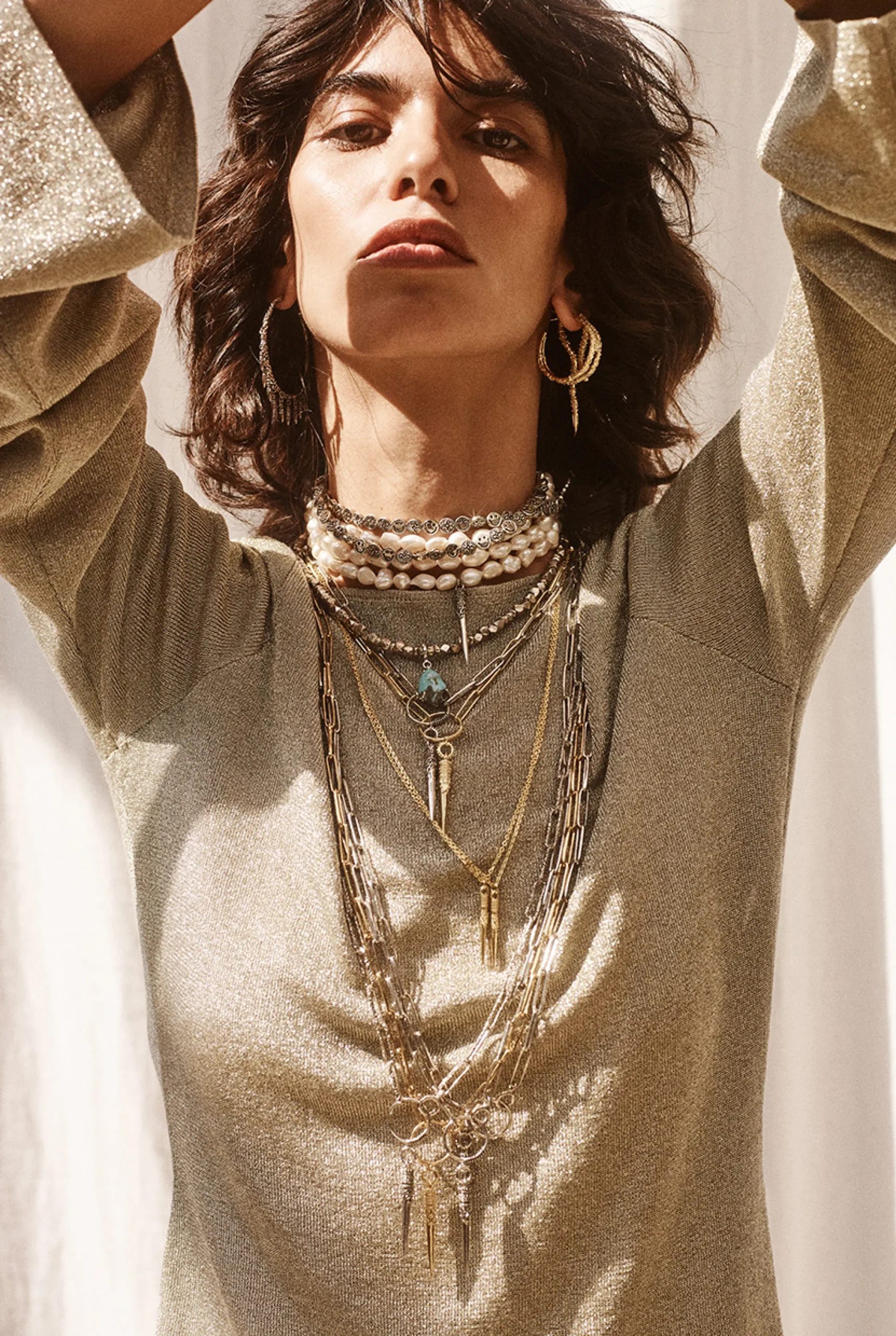 Ba&Sh NAOKI collier GRIS Sale