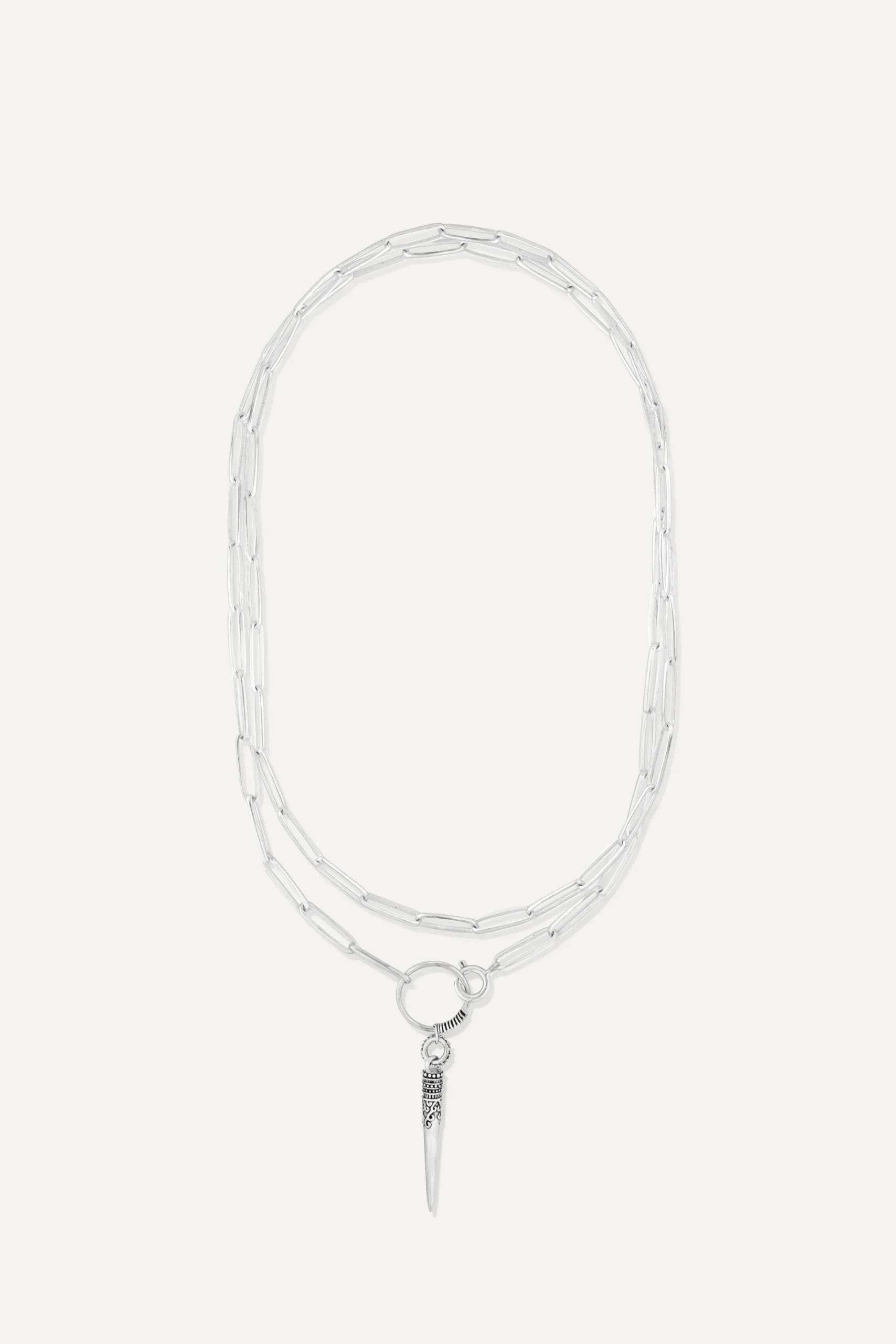 Ba&Sh NAOMIE collier long GRIS Outlet