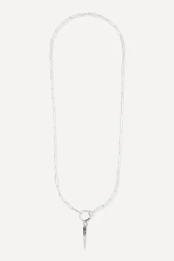 Ba&Sh NAOMIE collier long GRIS Outlet