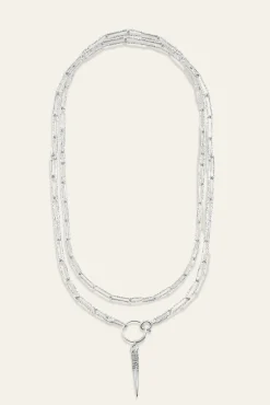 Ba&Sh NAORIA collier GRIS Hot