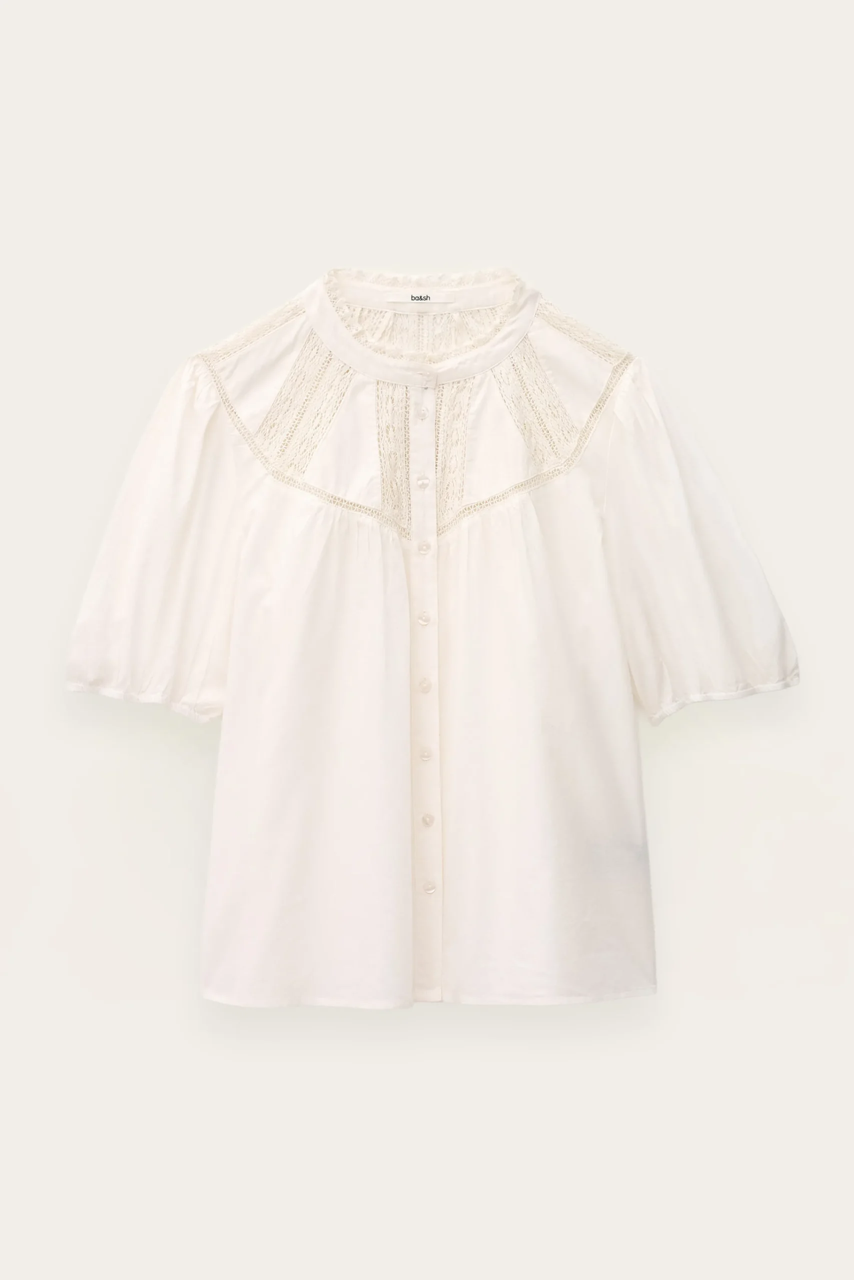 Ba&Sh NELLA chemise coton ECRU Online
