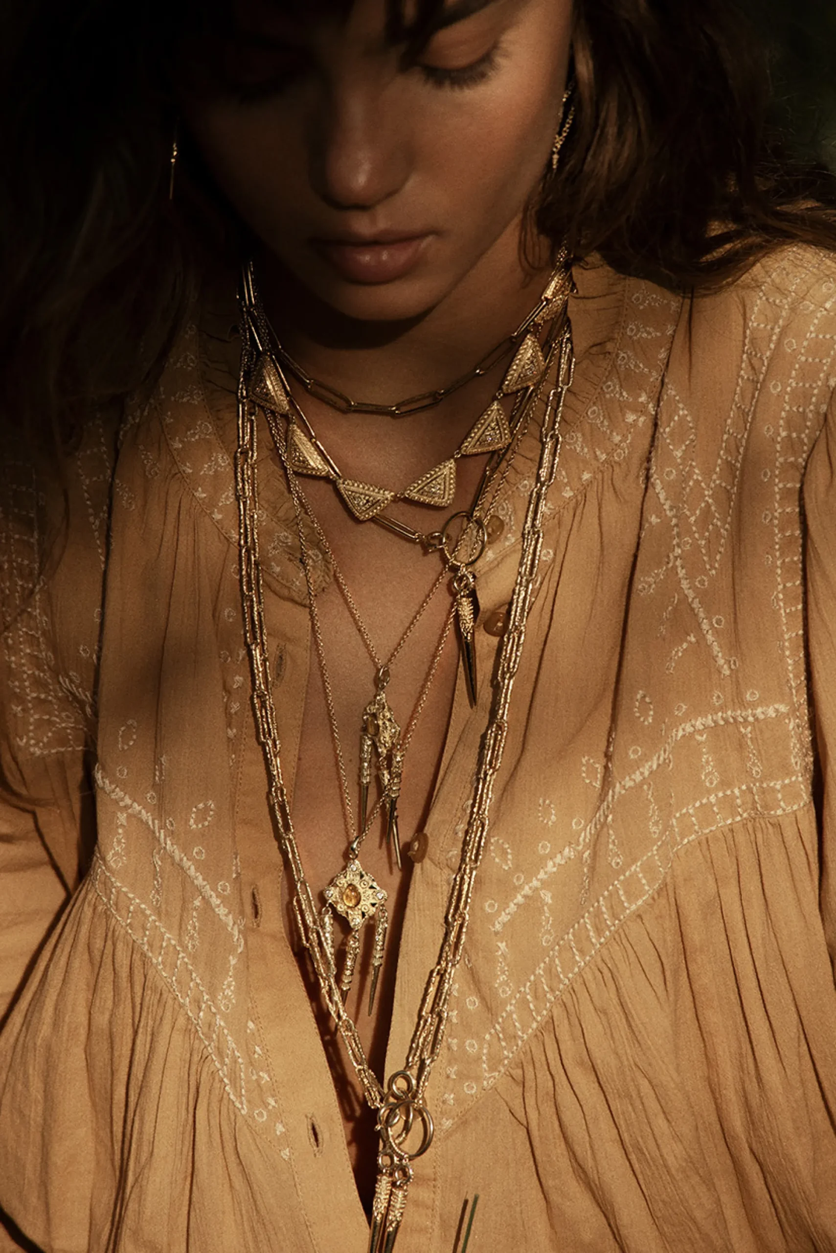 Ba&Sh NOOR collier style ethnique DORE Online