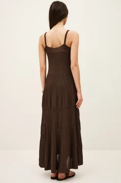 Ba&Sh NOTO ROBE MARRON Outlet